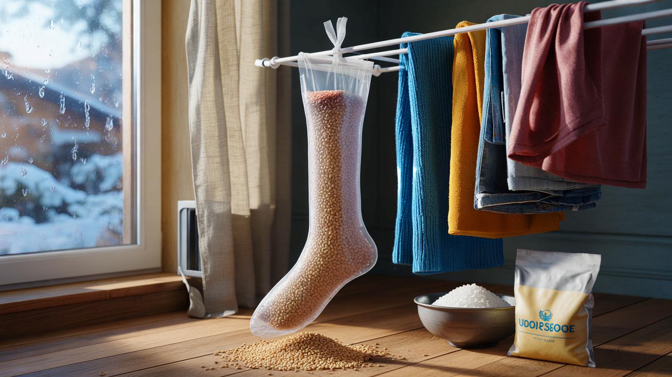 Adieu au sèche-linge cet hiver 2025 : voici l’astuce du collant qui accélère le séchage et chasse l’humidité à la maison, sans matériel coûteux