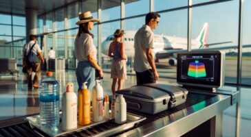 Avion, été 2025 en italie, fin de la limite des 100 ml et jusqu’à deux litres autorisés en cabine, voici ce que ça change