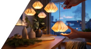 Ce bon plan chez Jysk intrique en novembre 2025, la suspension origami LED à 2 € et son effet cocon font craquer les intérieurs