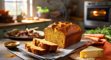 Ce cake carotte-cumin ultra moelleux, le meilleur salé d&rsquo;automne, réchauffe novembre 2025 dès sa sortie du four
