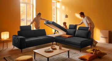 Ce canapé d’angle réversible convertible 4/5 places à 699 € chez Cdiscount intrigue les familles cet automne 2025, voici pourquoi il fait parler