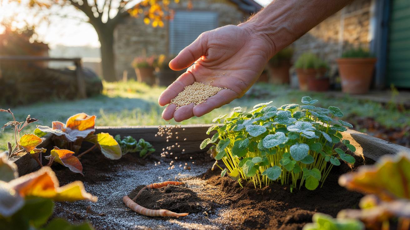 Ce coup de fouet naturel pour le potager en novembre 2025 prépare le sol au grand froid sans outils ni budget