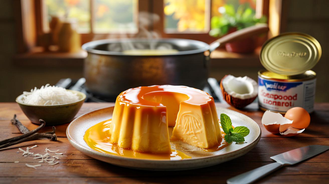 Ce flan coco sans four à tester en automne 2025 séduit par sa texture fondante et cache une astuce simple que les pâtissiers adorent