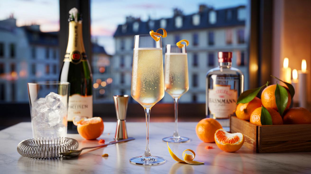 Ce French 75 à la clémentine fraîche change tout en novembre 2025, un rituel pétillant qui intrigue les amateurs de bulles en France
