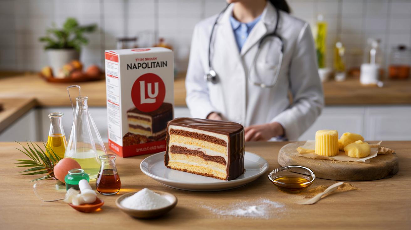 Ce gâteau au supermarché pointé par un médecin généraliste inquiète en 2025, le Napolitain de LU et ses additifs passés au crible