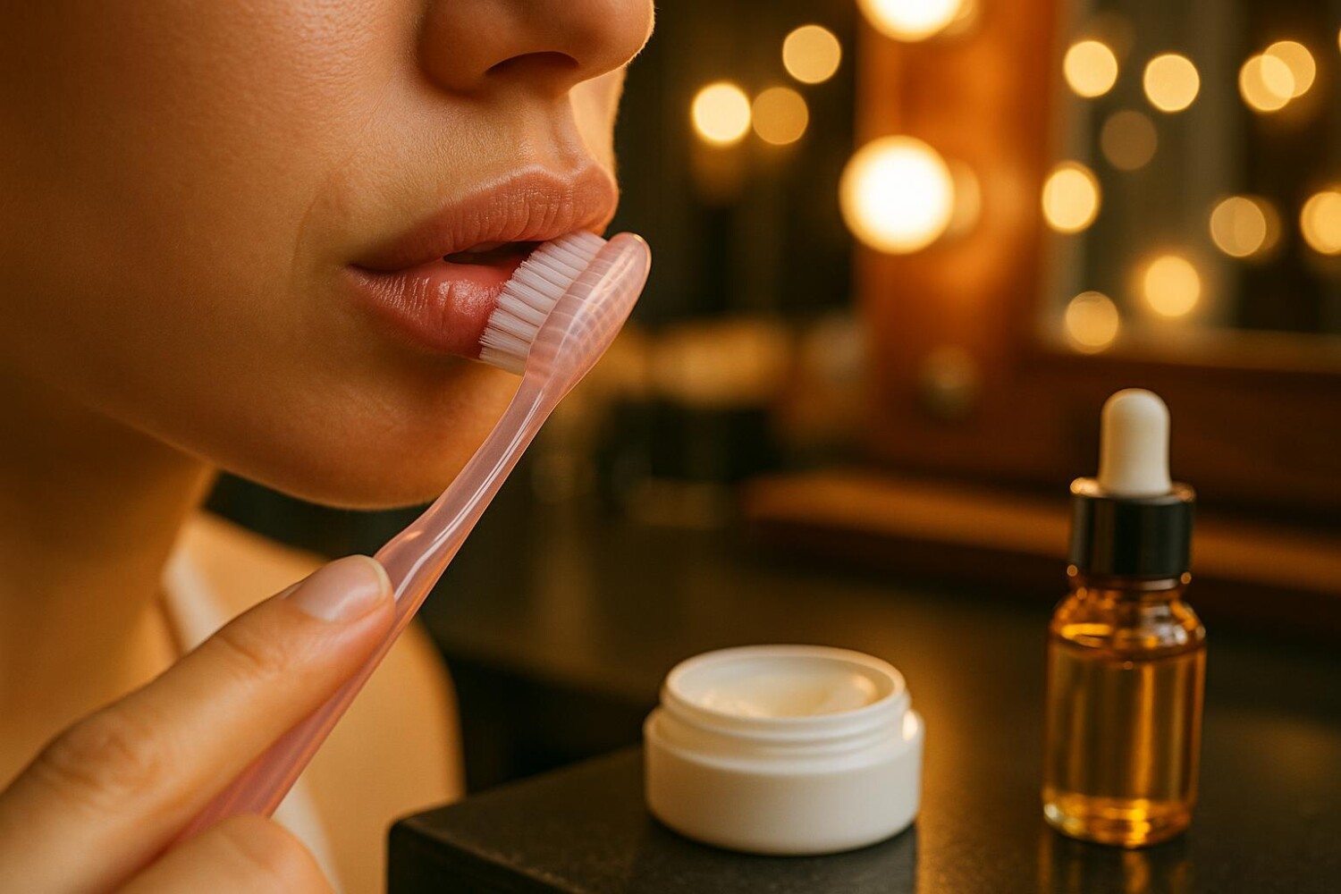 Ce geste avec cet accessoire du quotidien offre aux mannequins des lèvres XL sans passer par le botox