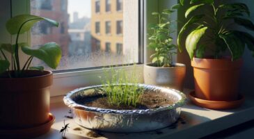 Ce geste avec du papier aluminium sur les pots de fleurs intrigue en hiver 2025, voici pourquoi il séduit les urbains