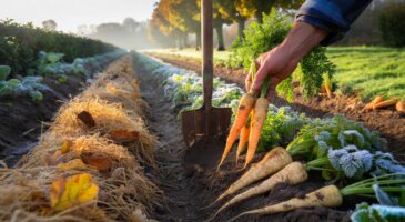 Ce geste d’automne 2025 qui rend les carottes et panais irrésistiblement sucrés après les premières gelées, sans rien changer à votre potager