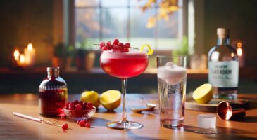 Ce cocktail réchauffe l&rsquo;apéro avec un sirop maison et une version sans alcool qui surprend