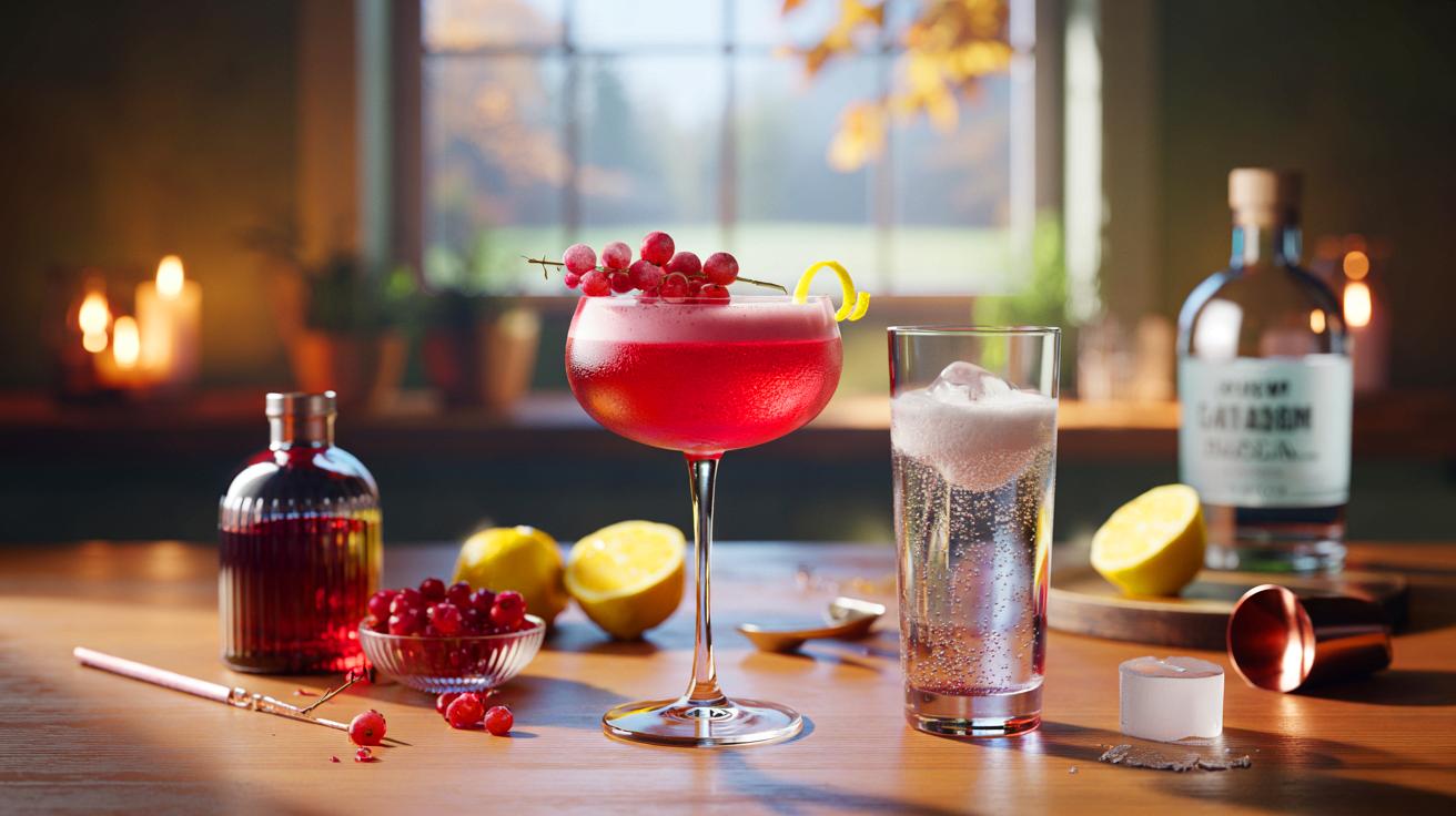 Ce cocktail réchauffe l&rsquo;apéro avec un sirop maison et une version sans alcool qui surprend