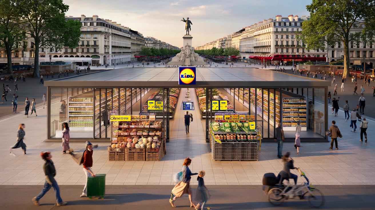 Ce Lidl géant de 1 556 m² s’invite place de la République, et en 2025 un détail pourrait changer vos courses à Paris