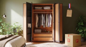 Ce modèle d’armoire imitation chêne et noir fait tourner les têtes chez BUT en novembre 2025, voici pourquoi il part si vite à prix réduit
