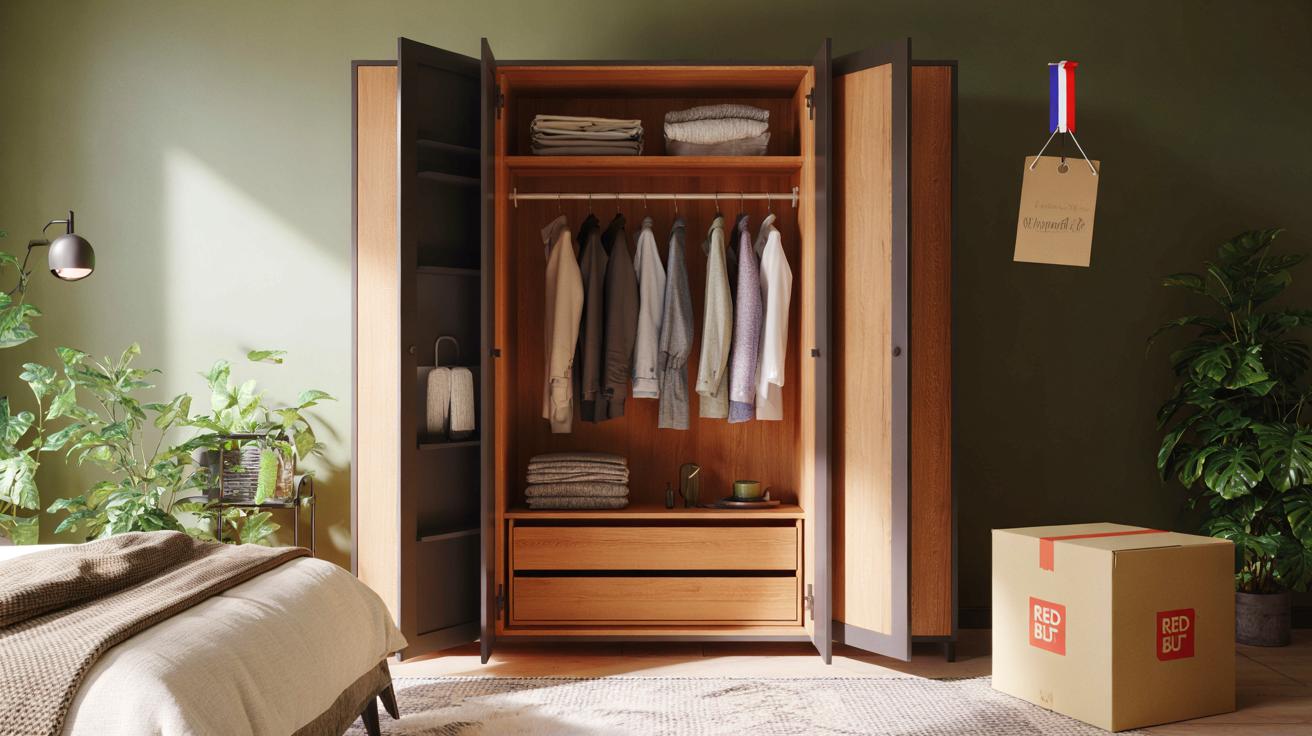 Ce modèle d’armoire imitation chêne et noir fait tourner les têtes chez BUT en novembre 2025, voici pourquoi il part si vite à prix réduit