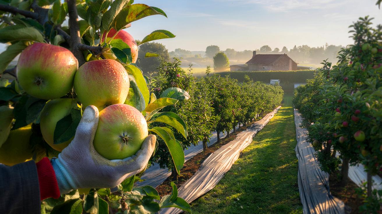 Ce mystère des pommes restées pâles en automne 2025 intrigue les vergers français, voici l&rsquo;explication qui change vos gestes