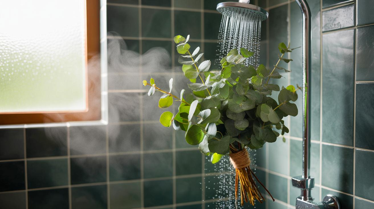 Ce n’est pas juste déco : l’incroyable raison pour laquelle il faut suspendre de l’eucalyptus dans sa douche