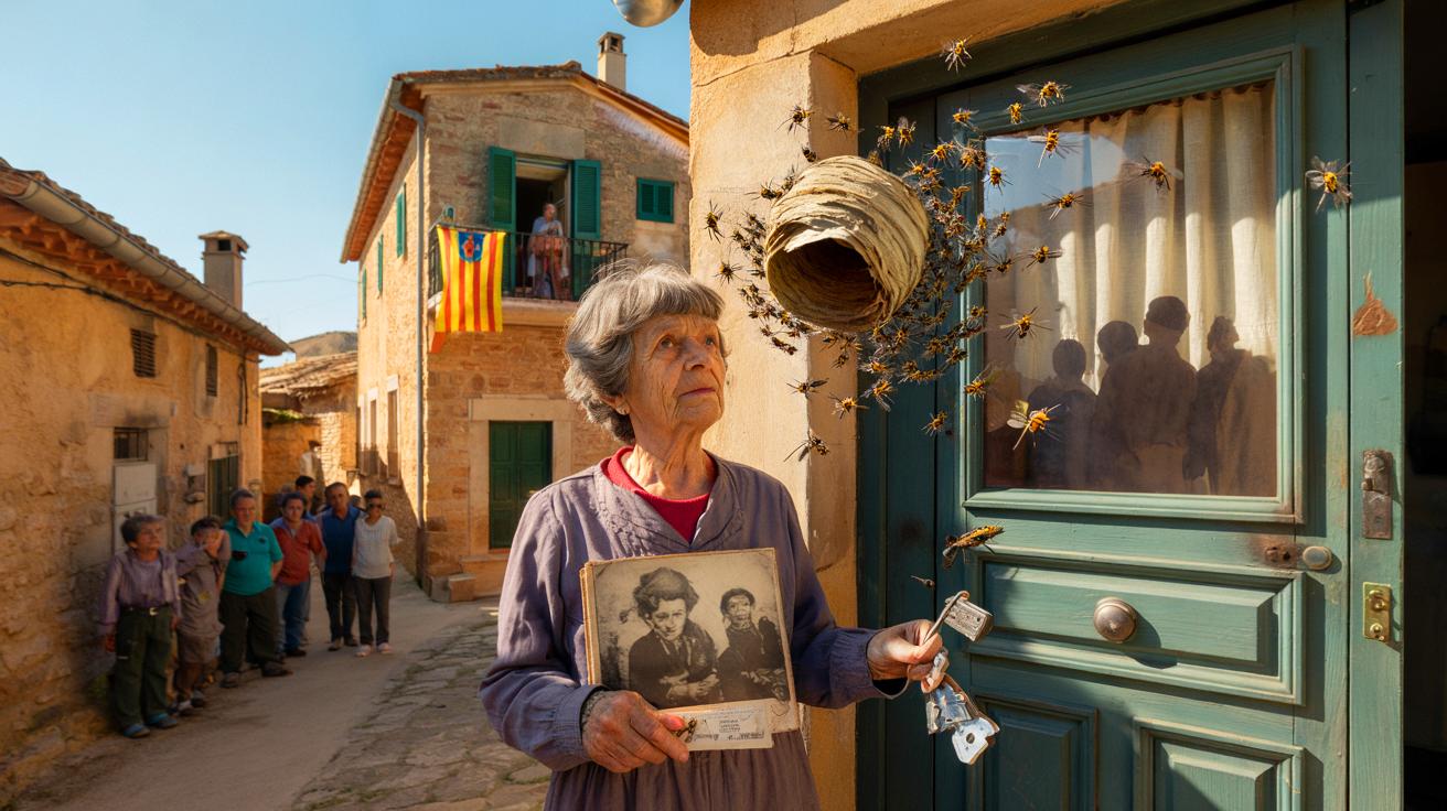 Ce nid de guêpes lancé dans une maison squattée en Catalogne bouleverse le quartier, et voici pourquoi les voisins se mobilisent
