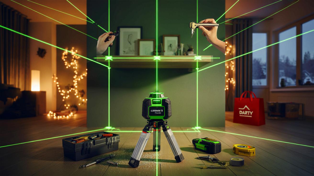 Ce niveau laser avec trépied passe à 109,99 € chez darty en novembre 2025, et les bricoleurs y voient l&rsquo;allié discret qui change tout