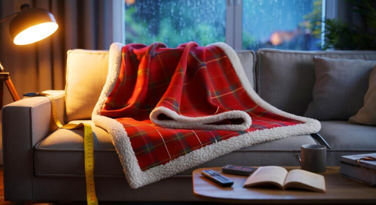 Ce plaid pilou pilou gifi à 9,99 € fin 2025 promet des soirées au chaud, et un détail sur ses dimensions intrigue encore