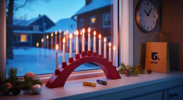 Ce pont de bougies JYSK à 4 euros en novembre 2025 fait entrer noël chez vous sans effort, et l&rsquo;offre cache un détail rassurant