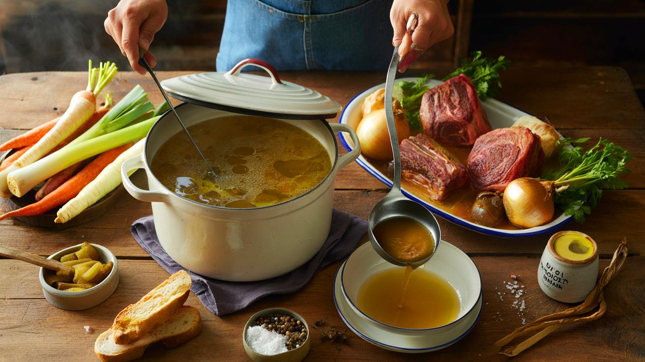 Ce pot-au-feu familial, version novembre 2025, mêle viande tendre et légumes oubliés pour un bouillon parfumé qui réchauffe sans plomber le budget