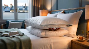 Ce protège-oreiller double enveloppe inspiré des palaces, vendu 10 à 20 € en France, change tout pour votre sommeil cet hiver