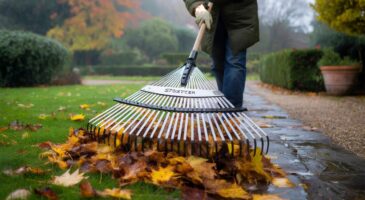 Ce râteau à feuilles réglable stocker chez truffaut, novembre 2025, promet un jardin net en moins de temps