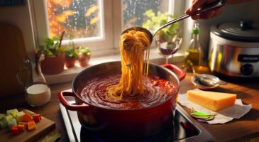 Ce reste de parmesan dans la spaghetti bolognese change tout en novembre 2025, voici l’astuce simple qui rend la sauce plus onctueuse