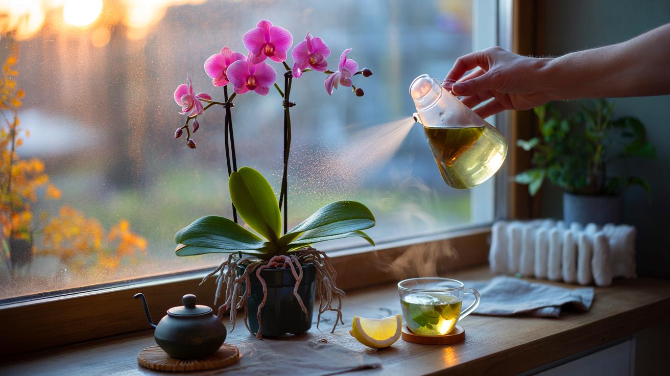 Ce rituel japonais pour orchidées refait surface en novembre 2025 avec un simple sachet de thé vert et étonne les foyers