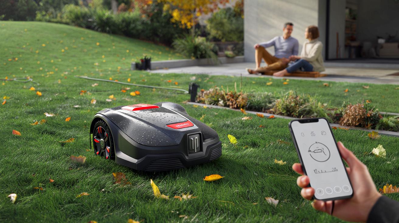 Ce robot tondeuse Redkey MGC1000 en promo chez Darty en novembre 2025, à -61 %, promet des week-ends sans corvée