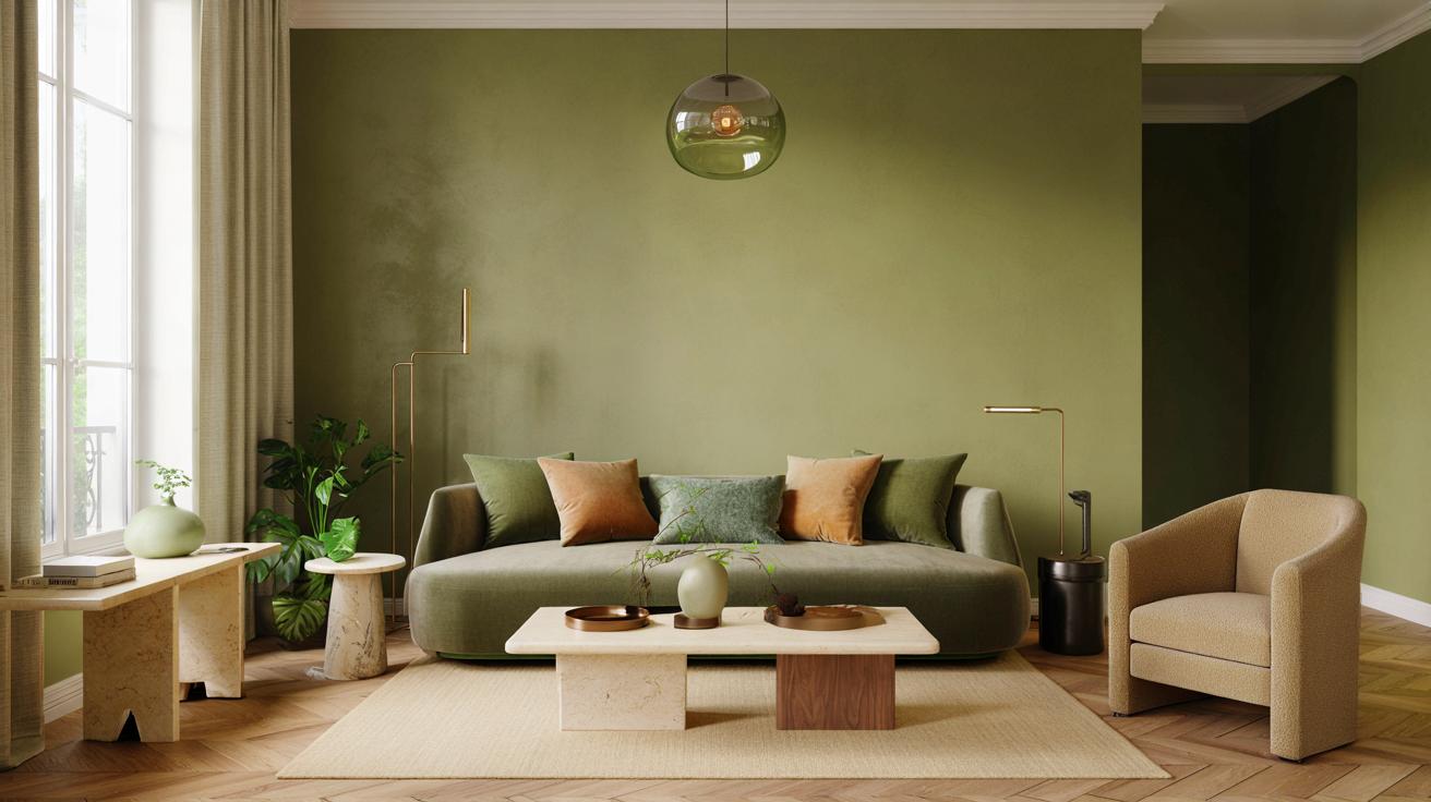 Ce salon vert 2025 qui apaise tout, les nuances à adopter et les matières qui font mouche chez vous