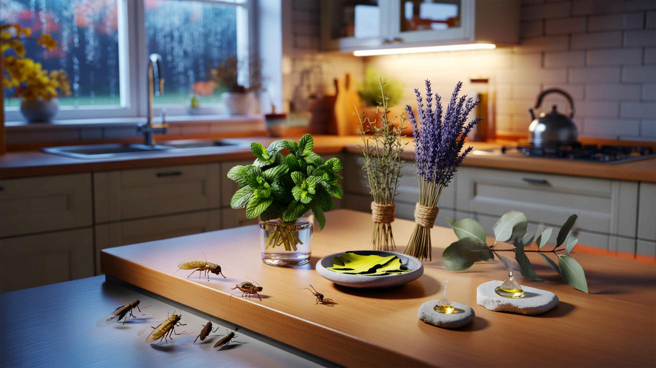 Ce secret contre les cafards en novembre 2025 s’appuie sur la menthe, le laurier, la lavande et l’eucalyptus pour un intérieur serein