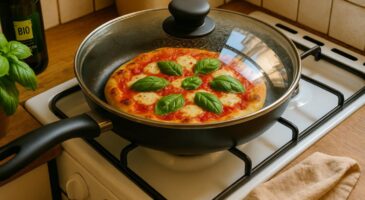 Cette astuce d&rsquo;Italien fauché donne une vraie pizza de pizzeria sans four et évite une facture salée