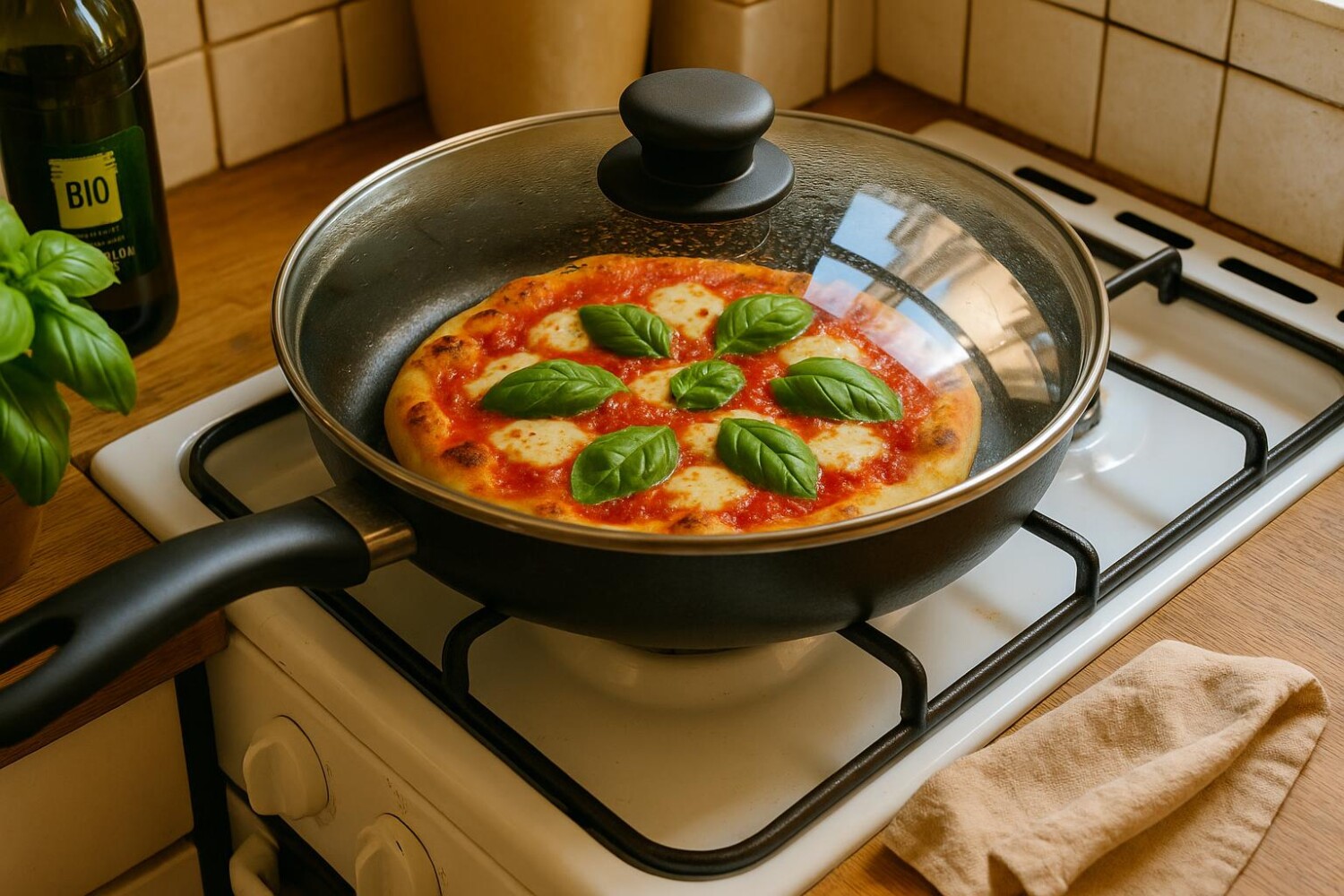 Cette astuce d&rsquo;Italien fauché donne une vraie pizza de pizzeria sans four et évite une facture salée
