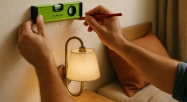 Cette astuce évite le mur massacré : posez ce luminaire Action bien droit du 1er coup, sans percer