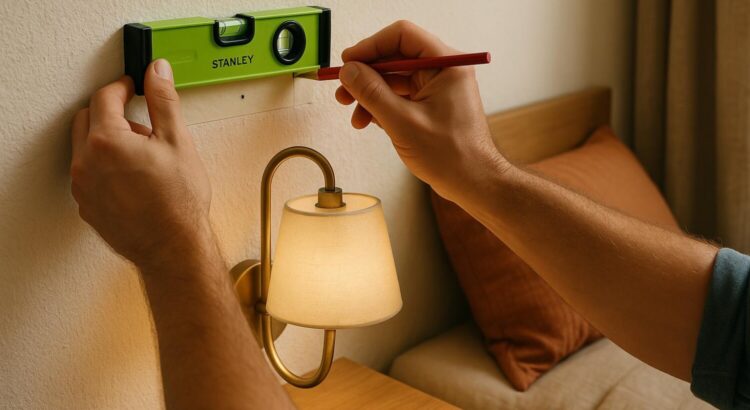 Cette astuce évite le mur massacré : posez ce luminaire Action bien droit du 1er coup, sans percer