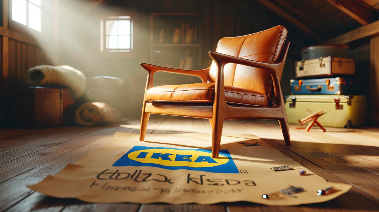 Cette chaise Ikea de 1959 vaut plus de 15 000 € si elle a gardé son étiquette d’origine, et elle pourrait bien dormir dans votre grenier