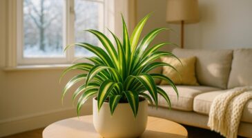 Cette plante d’intérieur spéciale hiver éclaire comme une lampe et sauve votre air sec de chauffage