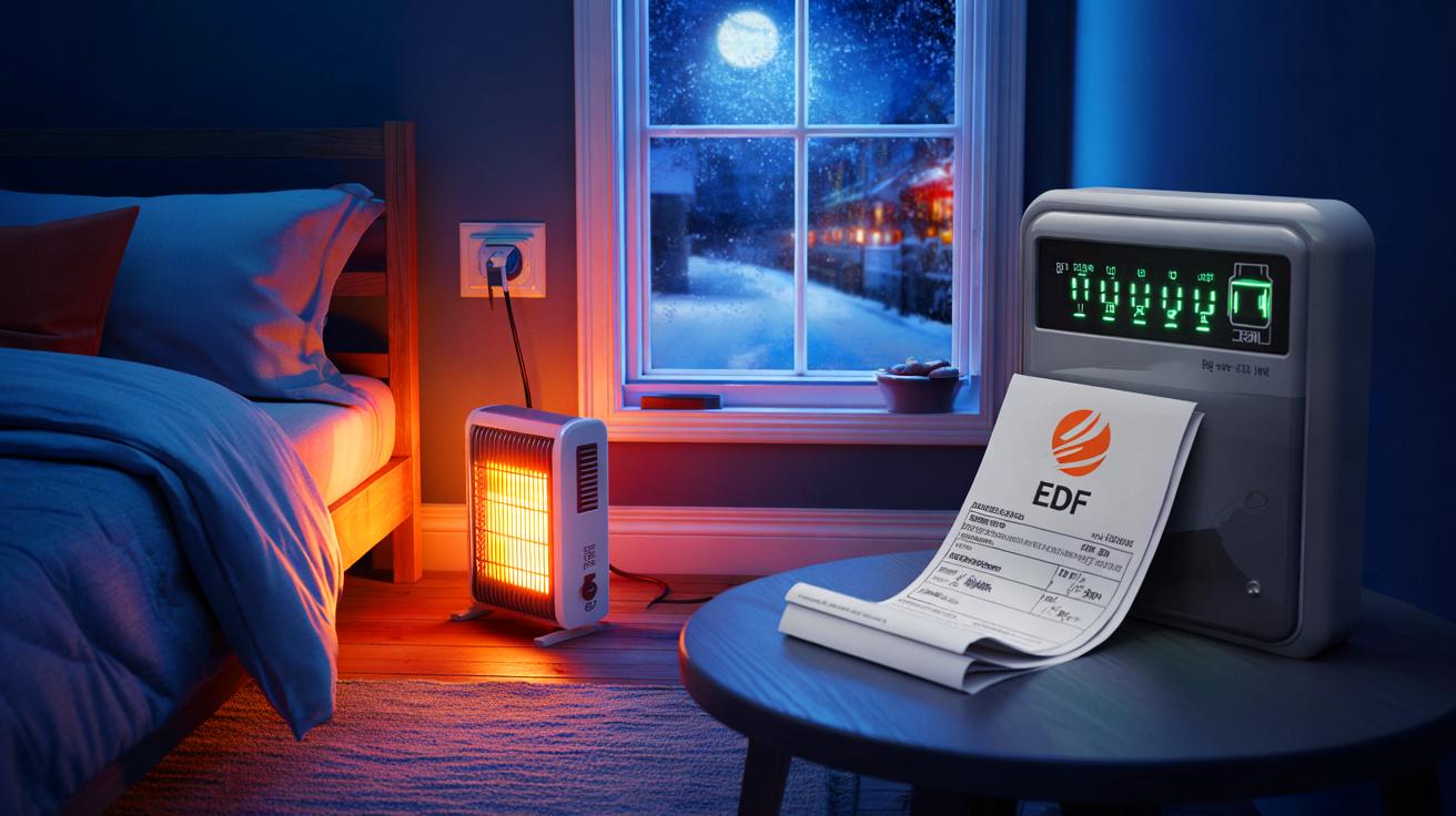 Chauffage d’appoint : ce calcul avec le tarif bleu EDF 0,2516 €/kWh en hiver 2025 révèle une dépense que beaucoup sous-estiment encore