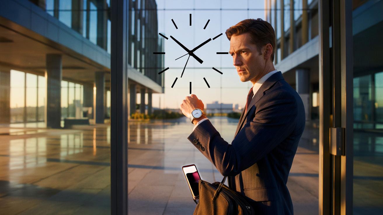Être toujours à l’heure n’est pas anodin : ce que révèle la ponctualité excessive sur vous