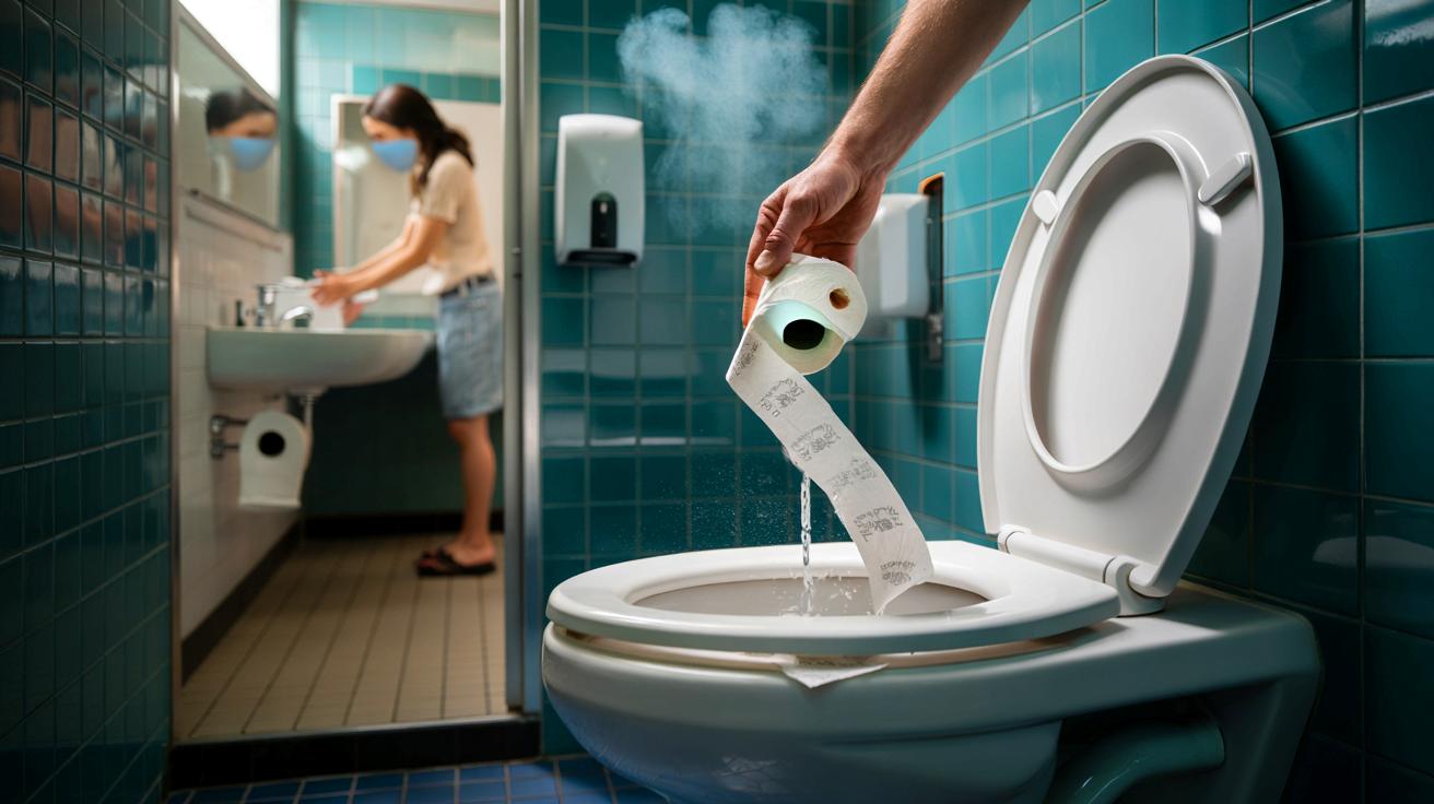Faut-il s’accroupir ou poser du papier toilette ? La vérité crue des médecins sur les toilettes publiques