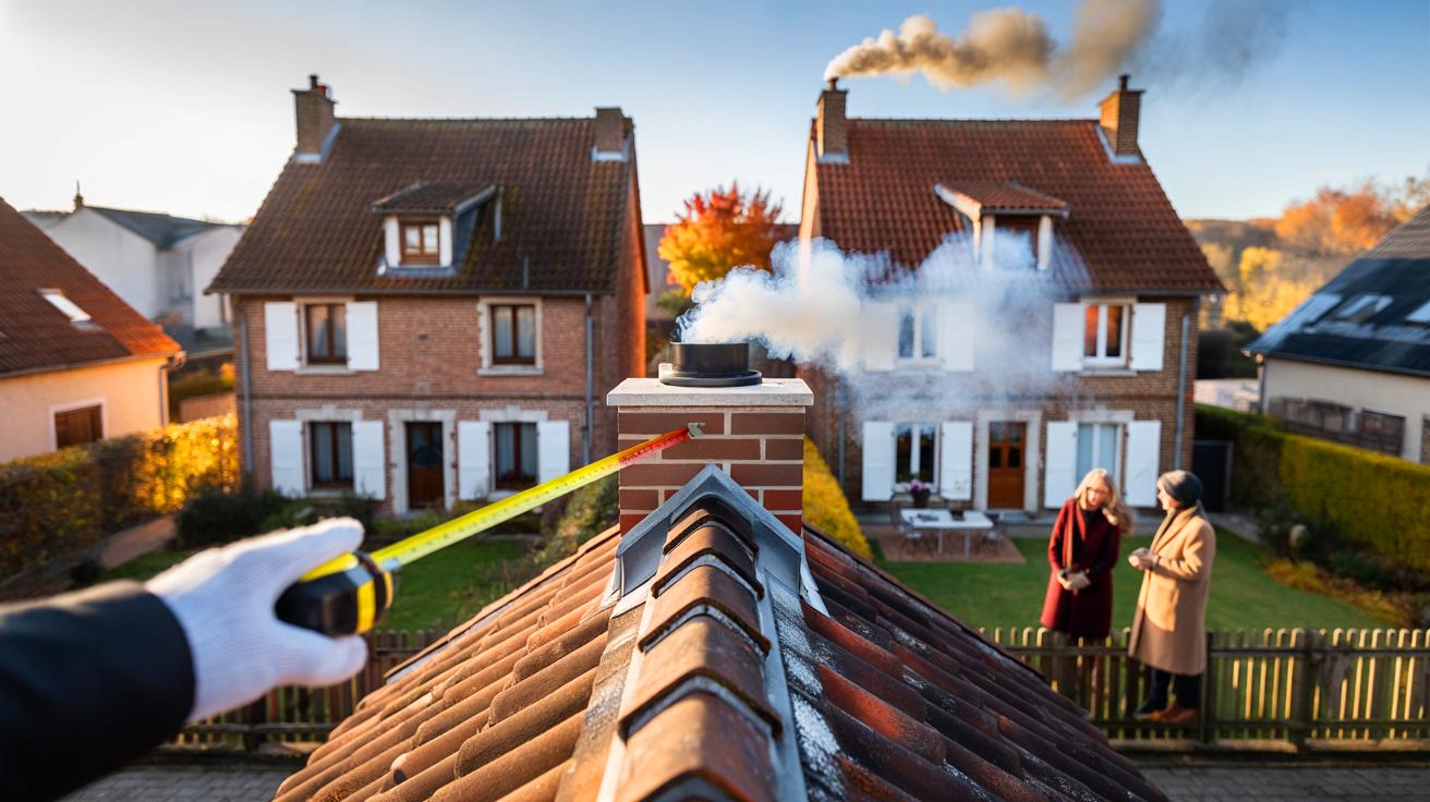 Fumée de la cheminée du voisin en novembre 2025 : ce détail du DTU 24.1 peut faire basculer votre dossier et apaiser le quartier