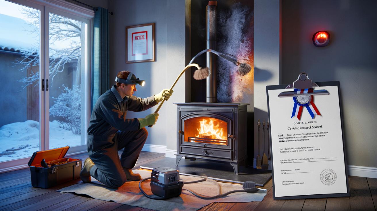 Ramonage des conduits de poêle ou cheminée : voici ce que dit la loi en hiver 2025-2026 et l&rsquo;amende qui attend les retardataires