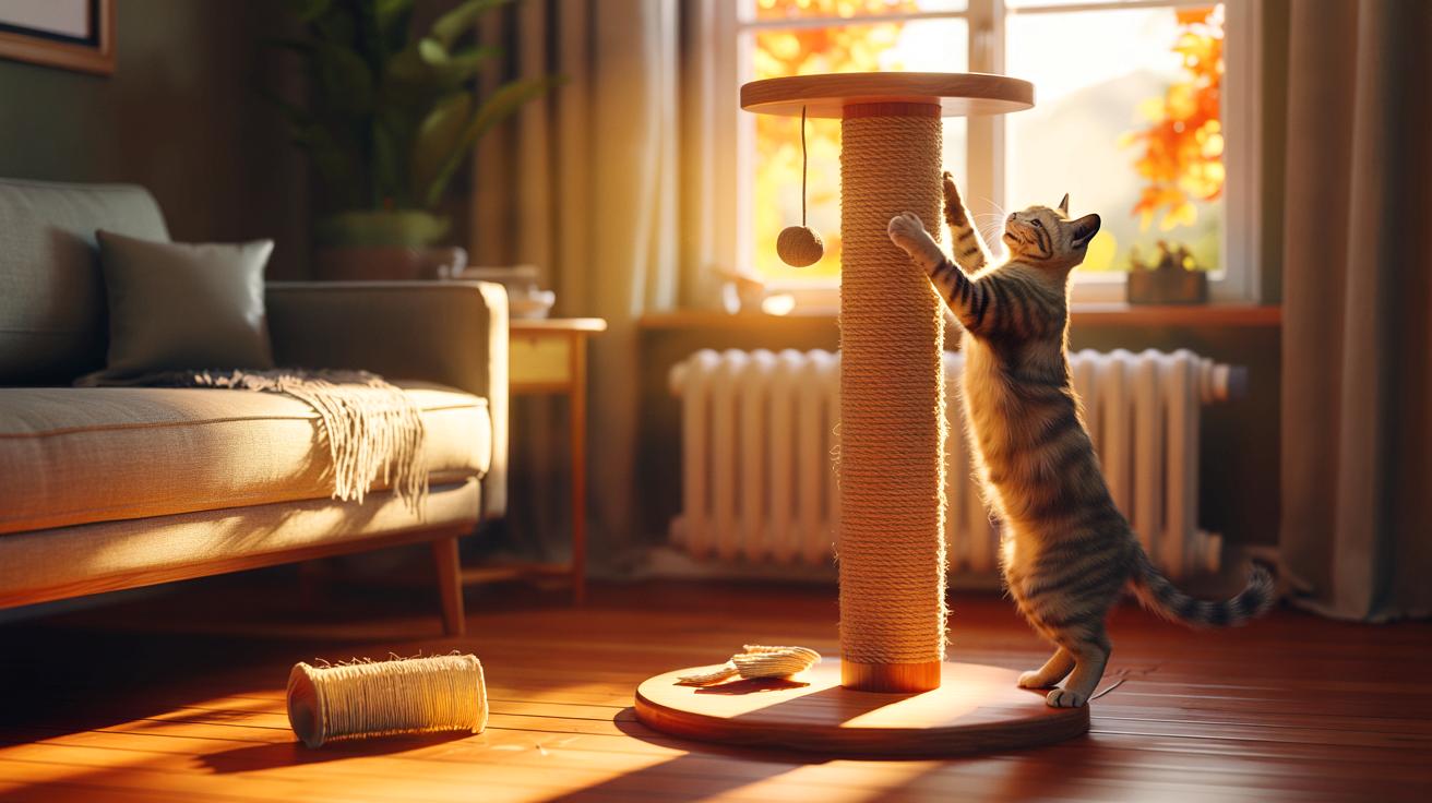 Voici ce détail sur le griffoir qui explique pourquoi votre chat l&rsquo;ignore en automne 2025 et comment l’emplacement change tout