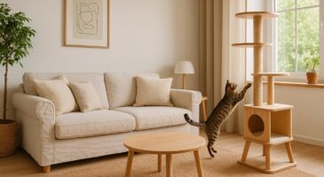 Voici ce que j’ai changé dans cette pièce pour en finir avec les poils de cet animal sans changer ma déco