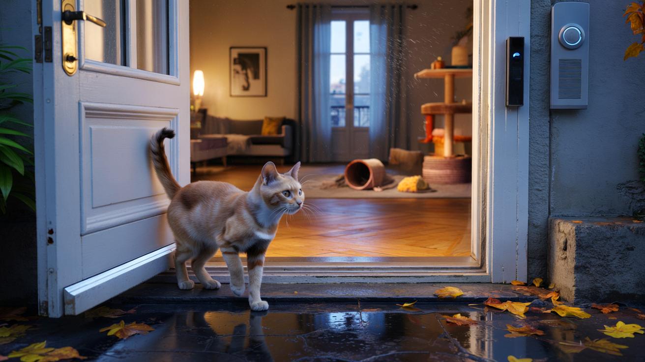 Voici ce que révèle votre chat en restant devant la porte en novembre 2025, un rituel discret qui trouble tant de foyers français