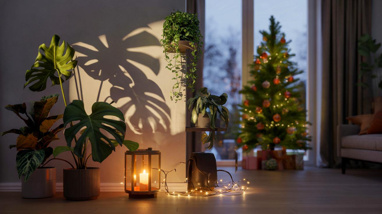Voici ces plantes à feuillage profond qui réenchantent la déco de Noël 2025, avec un jeu d’ombres subtil que personne n’attend