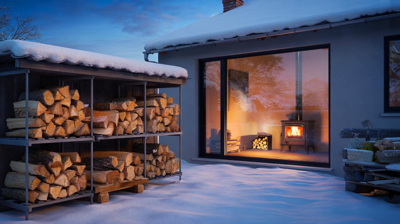 Voici combien de stères de bois de chauffage il faut pour 100 m² tout l’hiver 2025, selon des estimations et cas réels
