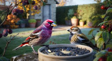 Voici comment attirer le roselin pourpré au jardin en novembre 2025 avant sa migration, pour un face-à-face aussi bref qu’inoubliable