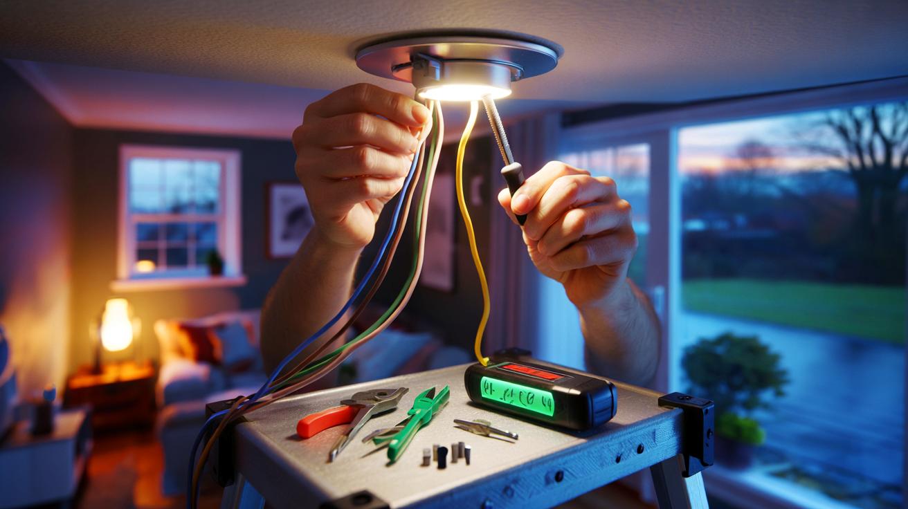 Voici comment brancher un plafonnier sans stress en novembre 2025, ce geste simple change tout quand la lumière tombe tôt