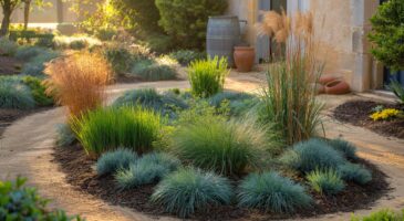 Voici comment ces graminées plantées en novembre 2025 transforment le jardin au printemps, en limitant les arrosages d&rsquo;été